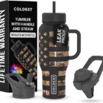 Coldest Tumbler with Handle and Straw