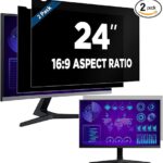 Magicmoon 2-Pack 24 Inch Computer Privacy Screen Filter